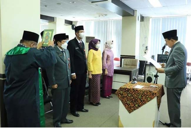 21 Pejabat Eselon Pemkot Prabumulih Dilantik
