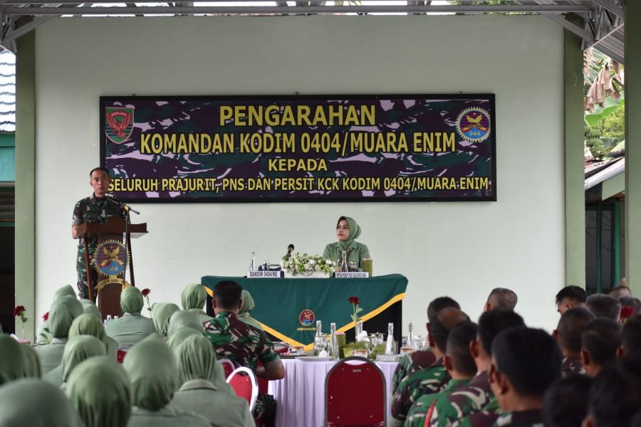 5 Poin Arahan Penting Dandim 0404 Muara Enim Kepada Jajaranya