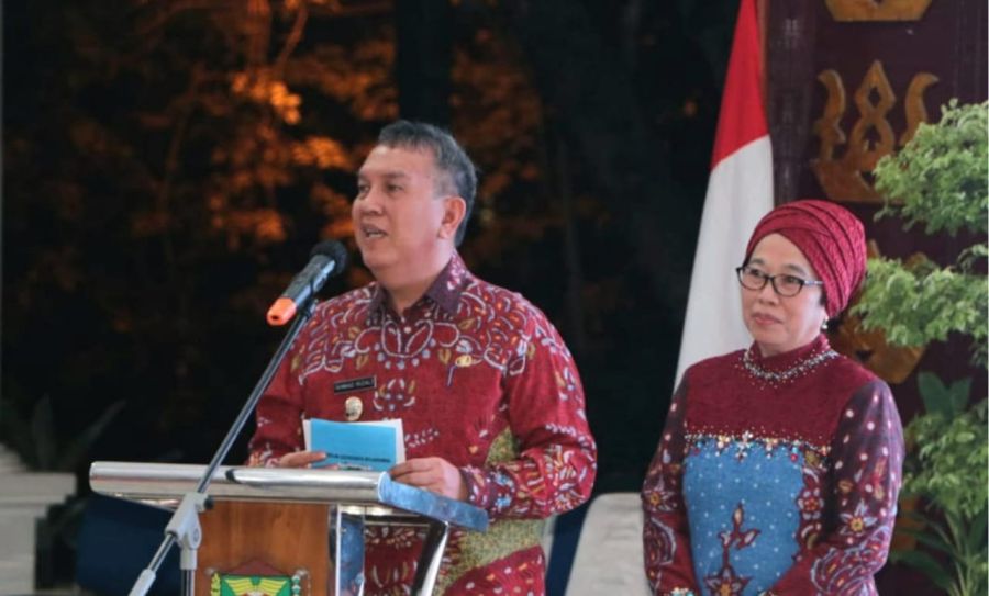 Ahmad Rizali Pamit dari Jabatannya Sebagai Pj. Bupati Muara Enim