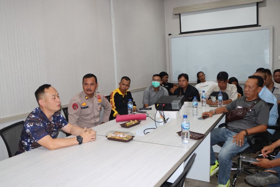 Kasatreskrim Polres Muara Enim Ajak Silaturahmi Awak Media