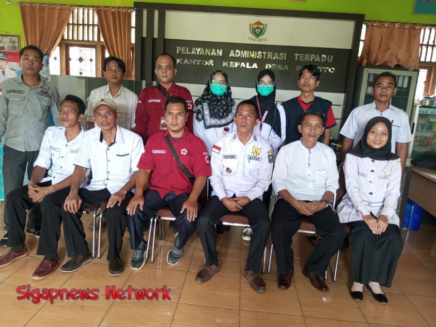 Aksi Nyata, PMI Muara Enim dan Pemdes Perjito Gelar Cek Darah Gratis