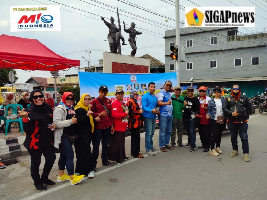 Aktivis Muara Enim Bersatu (AMB) & Ormas Tergabung Lakukan Aksi Gerakan Peduli Serentak Kebakaran