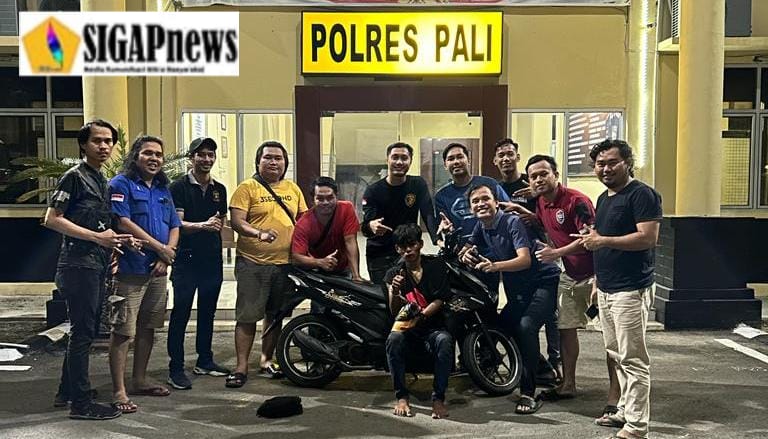 Sekedar Berteduh,  Motor Terparkir Dibawa Kabur Pria Ini
