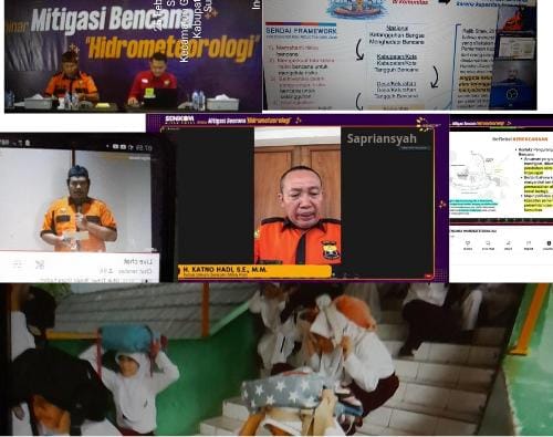 Anggota Senkom Mitra Polri Se-Indonesia Ikuti Webinar Mitigasi Bencana dan Hidrometeorologi