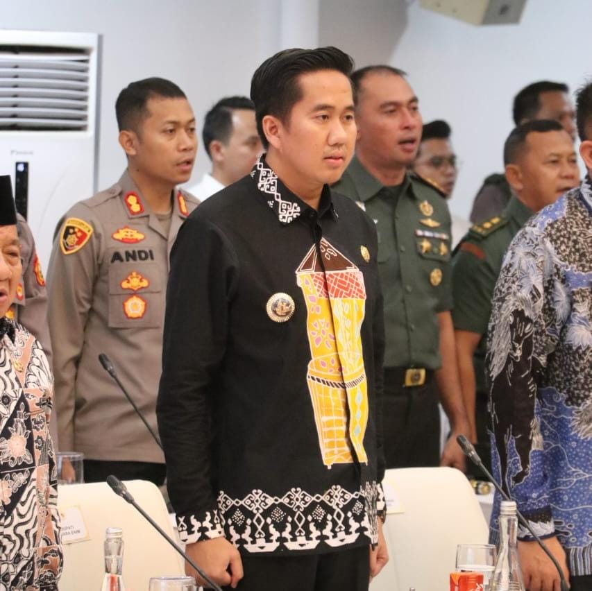 Antisipasi Bahaya Karhutla, Plt. Bupati, Kapolres & Dandim 0404/ME Ikuti Rakor Satgas Karhutla