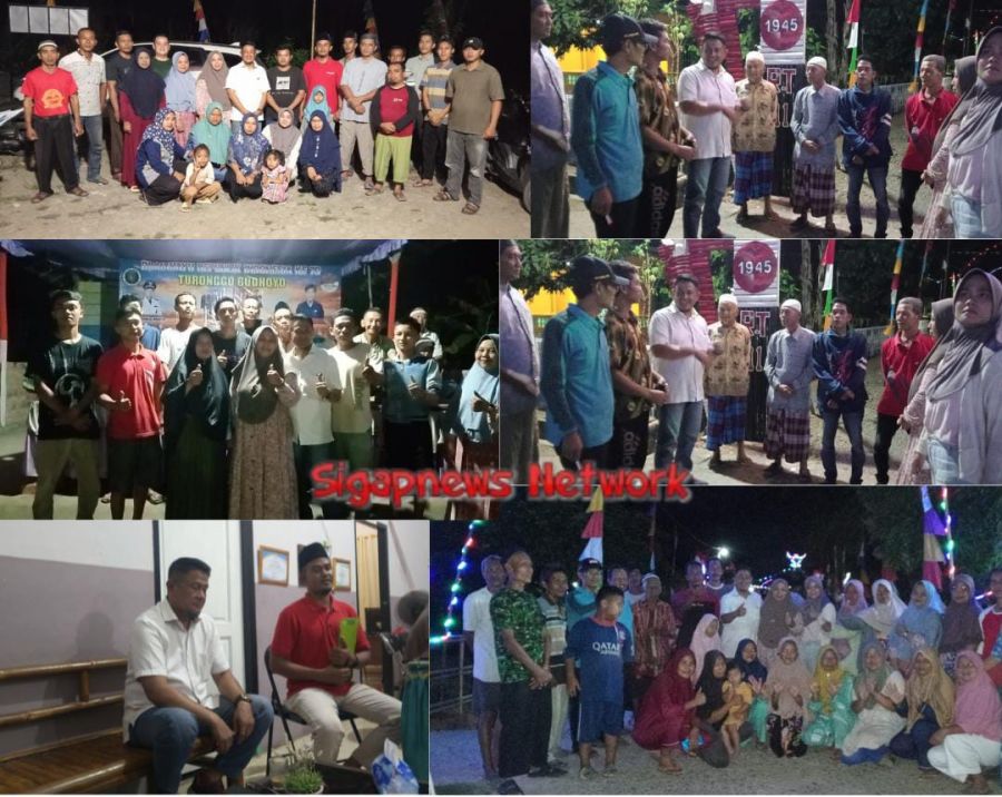 Antusias Masyarakat Sumaja Makmur Sambut Camat Gunung Megang Dalam Rangka Penilaian Lomba Desa