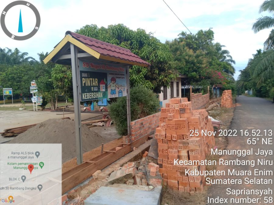 Bangunan SDN 18 Rambang Niru Diduga Proyek Siluman dan Bahan Tidak Berkualitas