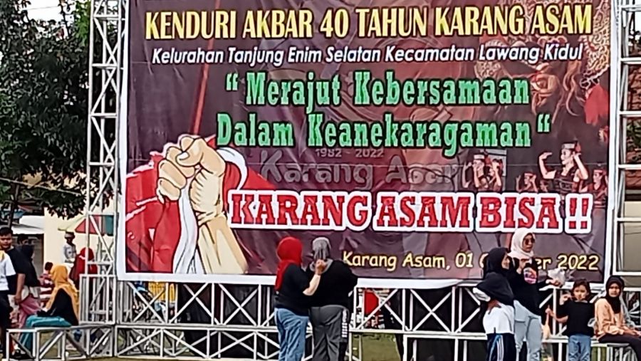 Banjir doorprize Peringati HUT Karang Asam Ke - 40 Tahun
