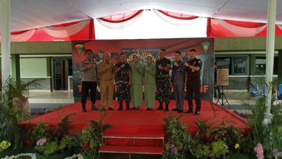 Batalyon Infanteri 141 AYJP Siap Bersinergi Dengan Pemkab Muara Enim