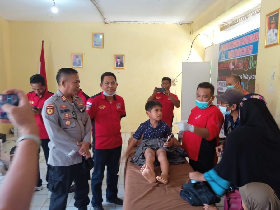 Bentuk Peduli Sesama, DPC PWDPI Kota Metro-Lampung Buka Sunatan Massal Serta Pemberian Paket Sembako