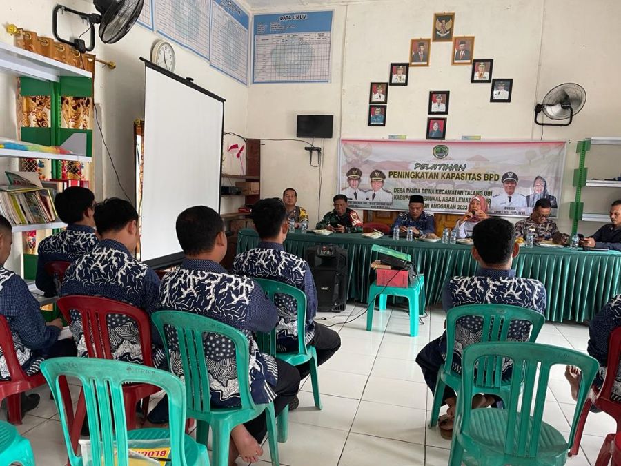 Bhabinkamtibmas Talang Ubi Hadiri Pelatihan Peningkatan Kemampuan BPD Panta Dewa