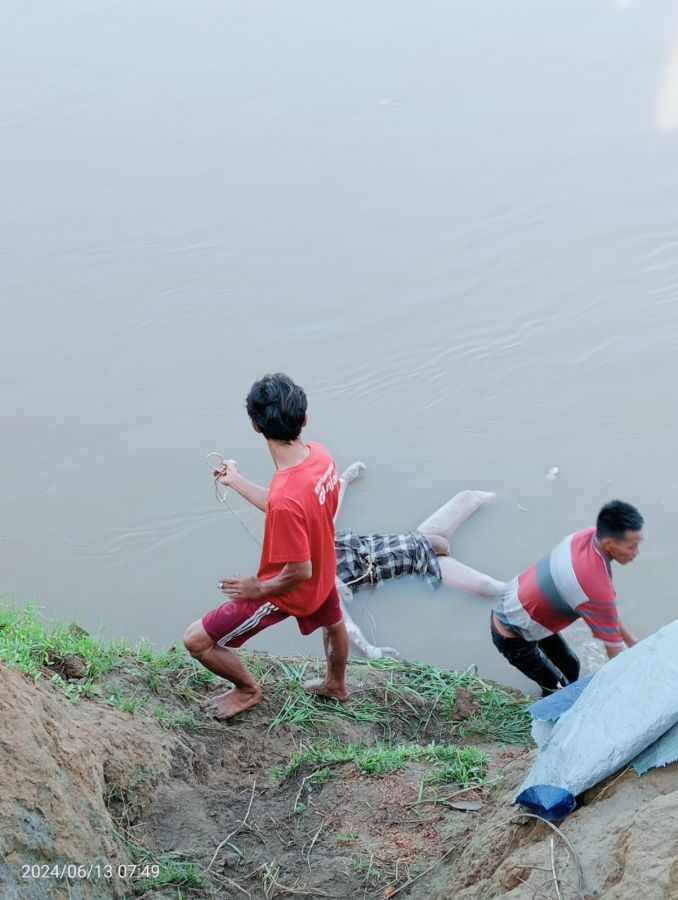 Bocah 12 Tahun Tewas  Mengambang di Sungai Lematang 