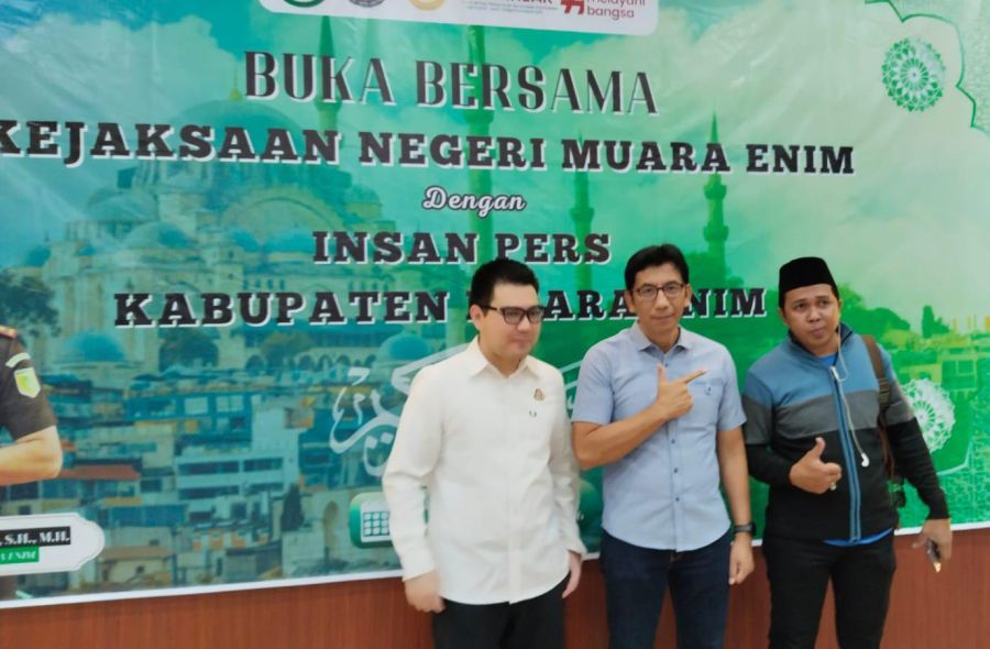 Bukber Insan Pers Dengan Kejari Muara Enim, Pererat Silaturahmi dan Kolaborasi