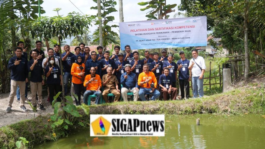 Bukit Asam Gelar Pelatihan Budidaya Perikanan untuk Masyarakat Sekitar Tambang