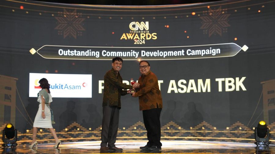 Bukit Asam (PTBA) Sabet Penghargaan Outstanding Community Development Campaign