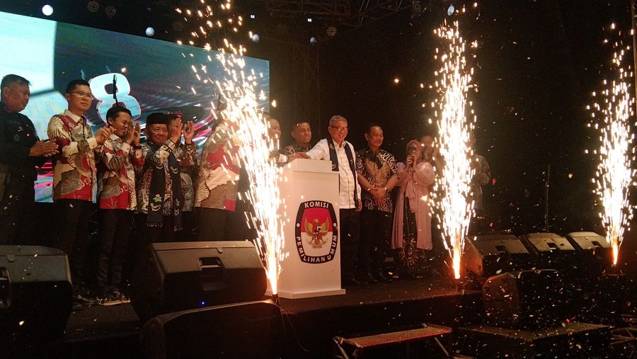 Bupati Heri Amalindo Hadiri Launching  Peluncuran Pilkada Kab. PALI 