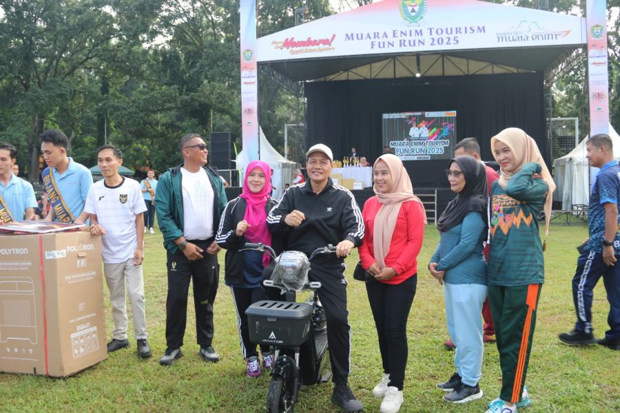 Bupati Ikuti Lari Bertajuk Muara Enim Tourism Fun Run 5K