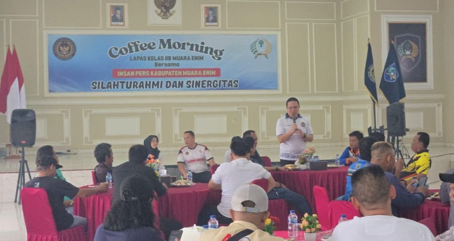 Coffe Morning Bersama Lapas Muara Enim dan Insan Pers