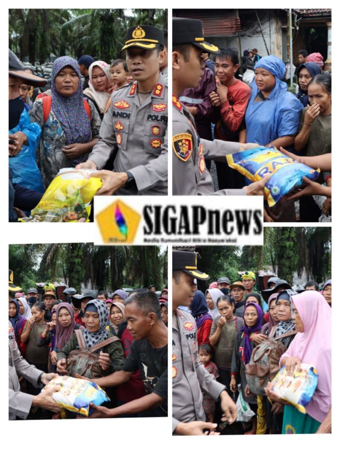 Dengarkan Keluhan Masyarakat, Kapolres Hadir Ditengah-tengah Masyrakat Serta Berikan Bansos