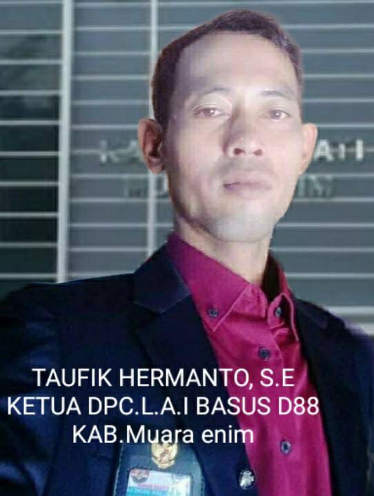 DPC LAI Basus D88 Siap Dukung Pj Bupati Muara Enim Dr. H. Ahmad Rizali, M.A