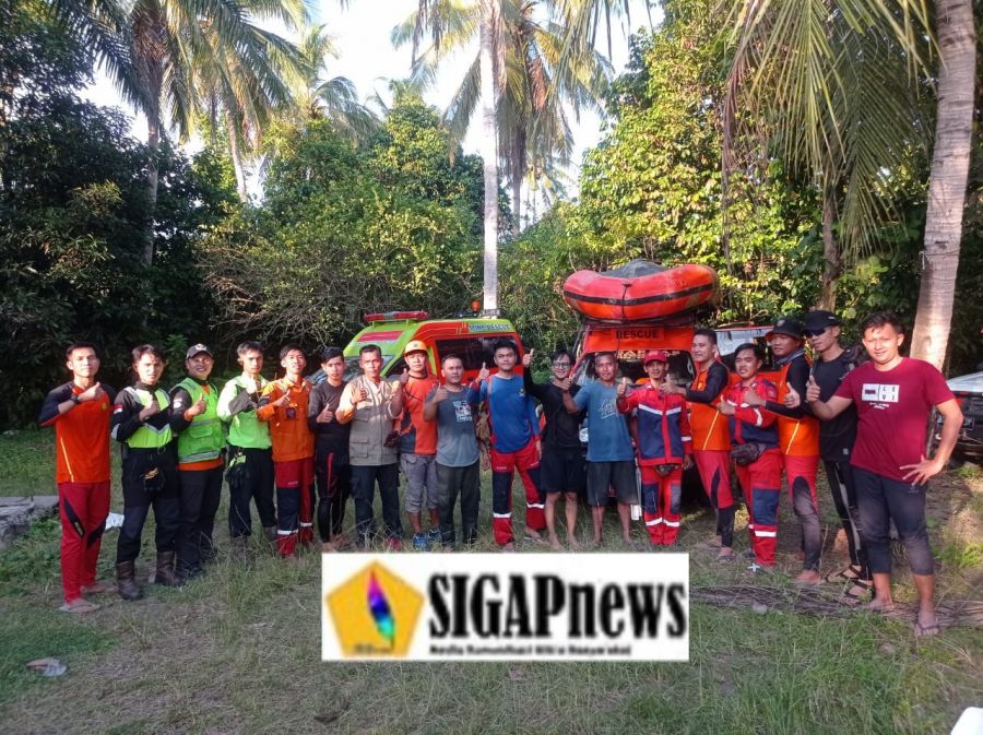 Dua Hari Pencarian, Warga Rami Pasai Akhirnya Ditemukan 1,5 KM Dari Lokasi Korban Tenggelam