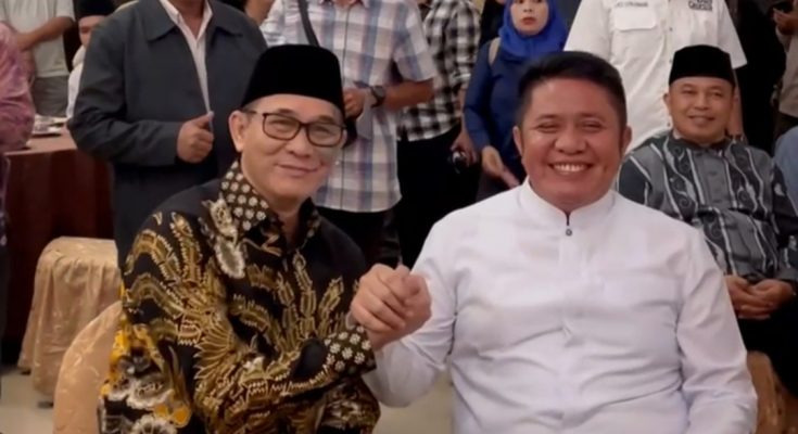 Dua Tokoh Politik Heri Amalindo dan Herman Deru Hadiri Bukber MPW ICMI Orwil Sumsel