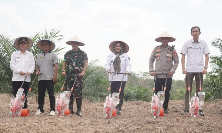 Dukung Ketahanan Pangan, Wabup Muara Enim Apresiasi Program Polri Tanam Jagung