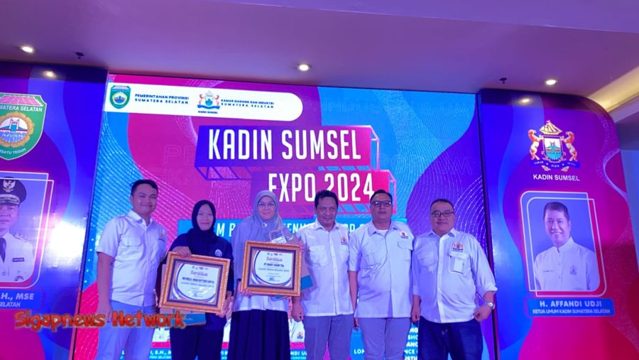 Dukung Pengembangan UMKM, Bukit Asam (PTBA) Raih Penghargaan dari Kadin Sumsel