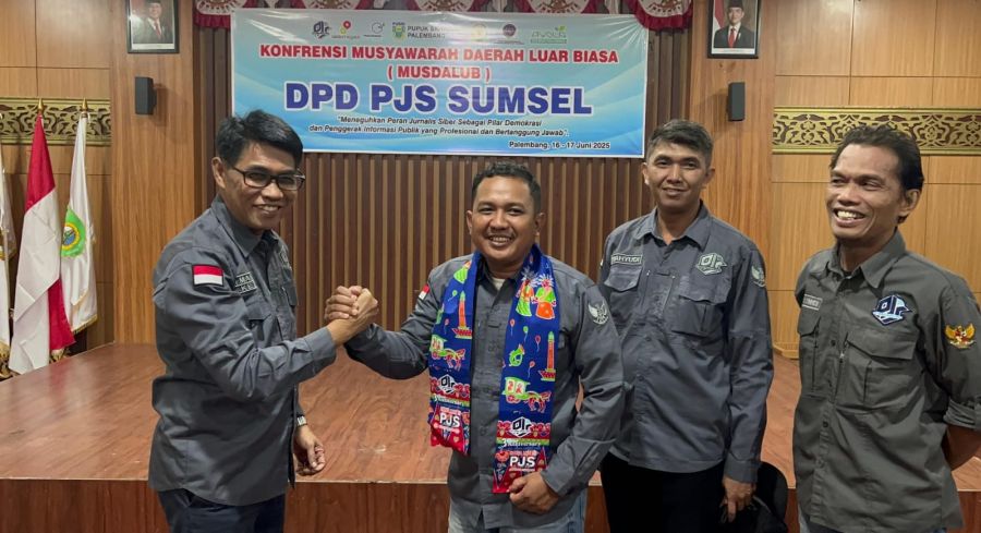 Edi Triono Nakhoda Baru DPD Pro Jurnalismedia Siber (PJS) Sumsel