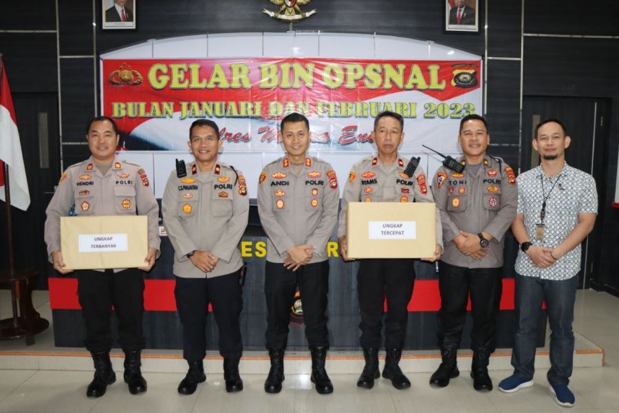 Gelar Bin Opsnal Bag, Sat, Sei dan Polsek di Jajaran Polres Muara Enim 