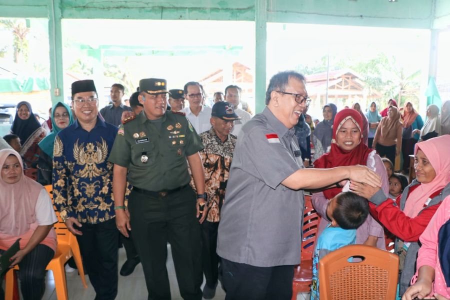 Gerakan Pangan Murah di Saka Jaya, PJ Bupati Pastikan Kebutuhan Tercukupi Selama Bulan Ramadhan