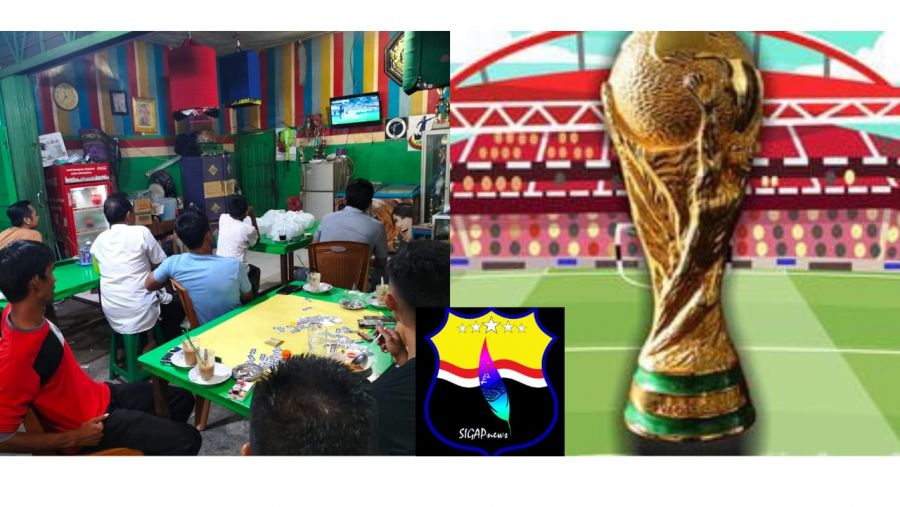 Gooooll, Serunya Warga Muara Enim Nobar Drama Adu Finalti Argentina Mencetak Juara Dunia