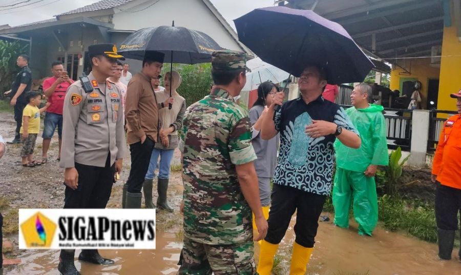 Gubernur Sumsel Bersama Forkopimda Tinjau Lokasi Banjir di Kabupaten Muara Enim