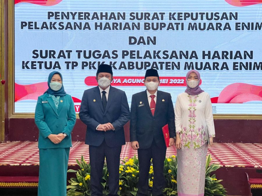 Gubernur Sumsel Menunjuk Kurniawan Sebagai PLH Bupati Muara Enim