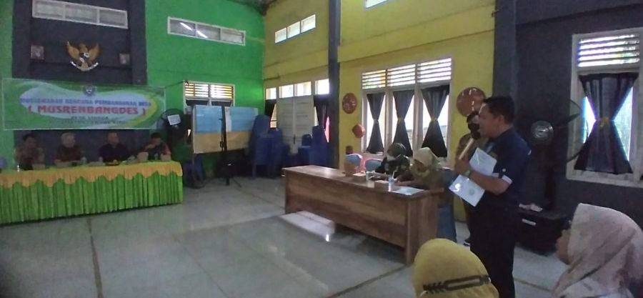 Guna Serap Aspirasi Masyarakat, Pemdes Lingga Gelar Musrenbangdes