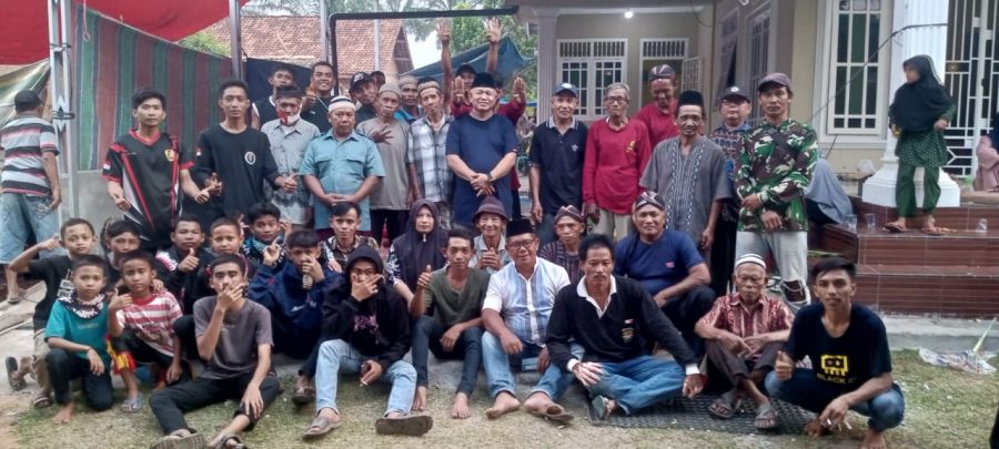 Hadir Ketua IPSM Kec. Gunung Megang berikan Warna Kepada Generus Seni Jaranan TBSM