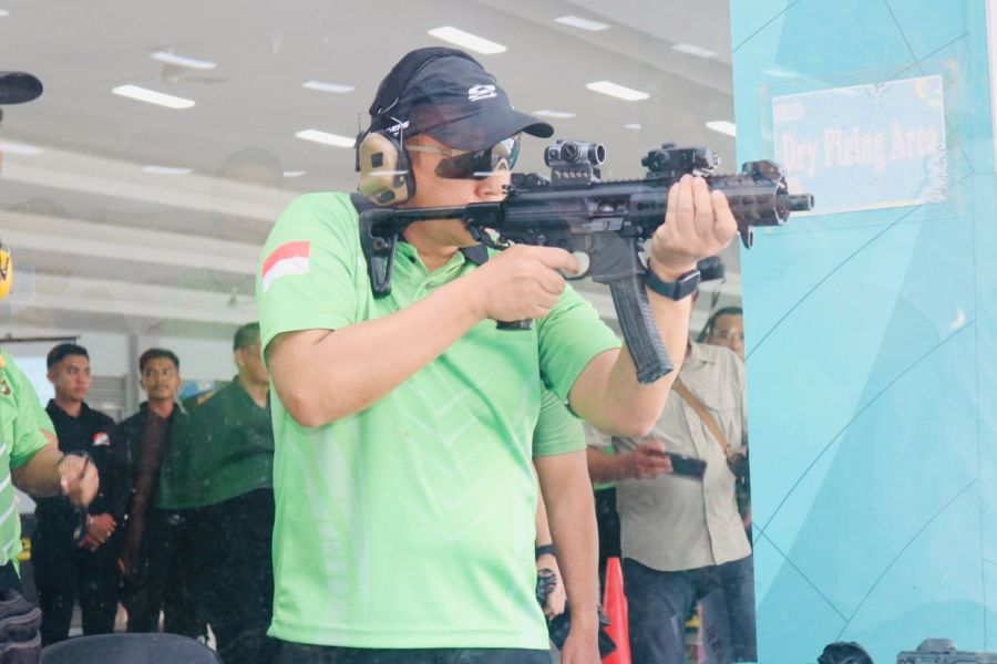 Hari Bhayangkara Ke 78, Kapolda Sumsel Irjen Pol A. Rachmad Wibowo Buka Lomba Kejuaraan Menembak