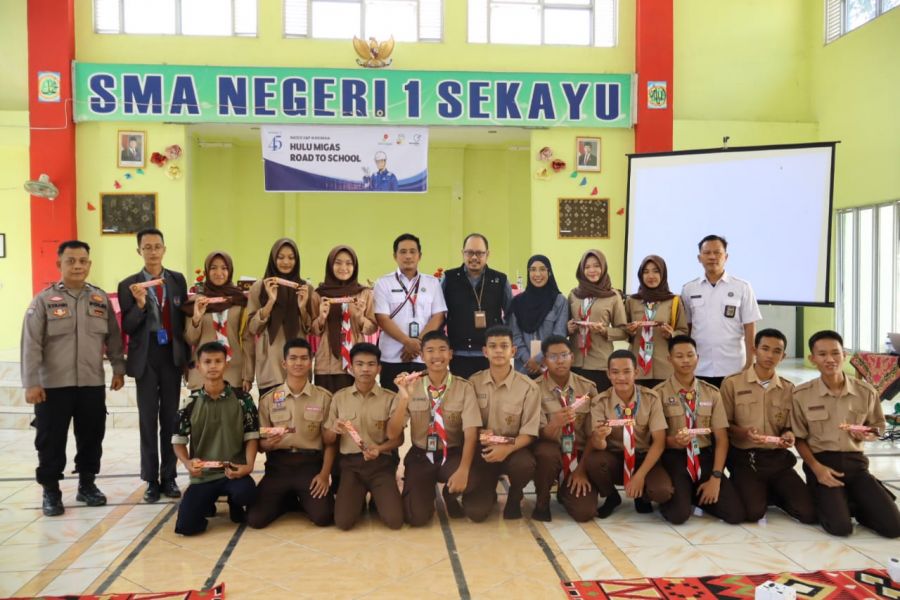 Hulu Migas Road to School Sambangi SMA Negeri 1 Sekayu