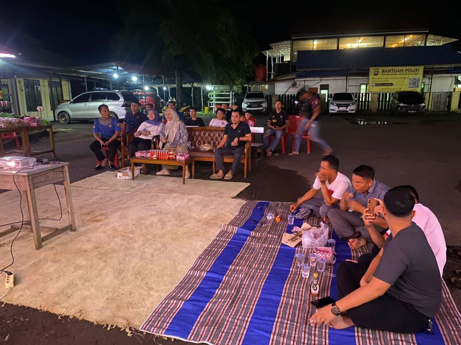 Indonesia Vs Uzbekistan, Polsek Talang Ubi Gelar Nonton Bareng