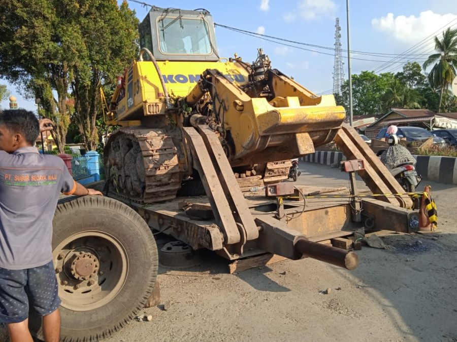 Insiden Lalu Lintas di Jalur Kereta Api Muara Enim