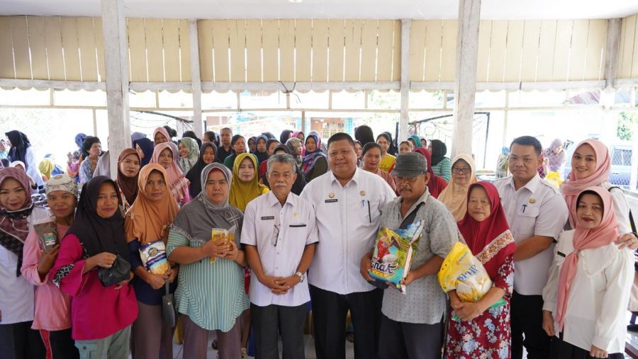 Jaga Stabilitas Pasokan dan Harga Pangan, Masyarakat Desa Harapan Jaya Antusias Sambut GPM