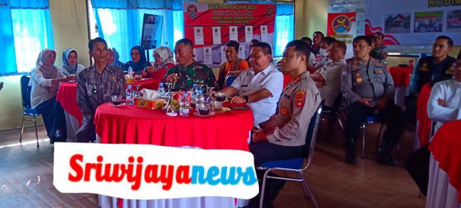 Forkopimda Muara Enim Bersama Tripika Gumeg Ikuti Dialog Interaktif Kampung Pancasila