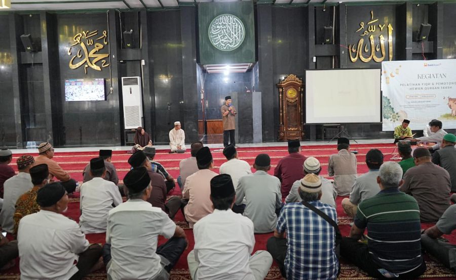 Jelang Idul Adha, Bukit Asam (PTBA) Gelar Pelatihan Penyembelihan Hewan Kurban