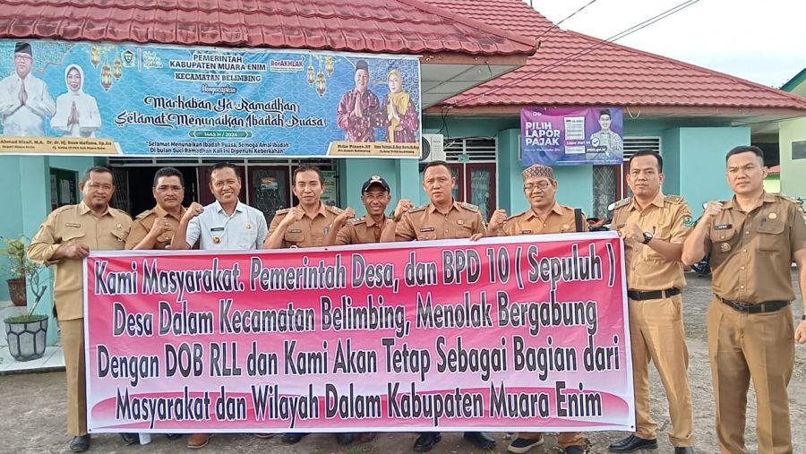 Kades dan BPD Se-Kecamatan Belimbing Menolak Ikut Calon Daerah Otonomi Baru (CDOB) RL2