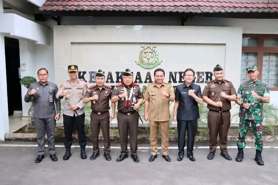 Kapolres Muara Enim Bersama Forkopimda Terima Kunker Kajati Sumsel