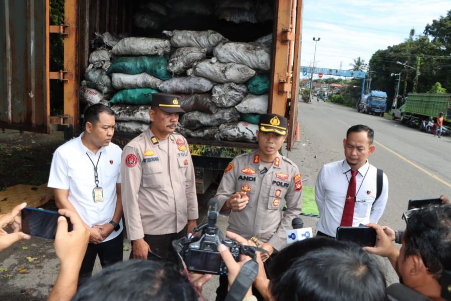 Kapolres Muara Enim Tegaskan akan Tetap  Konsisten Tindak Penambangan Batu Bara Ilegal 