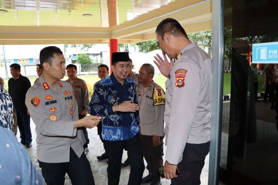 Kapolres Terima Anjangsana PLt. Bupati Muara Enim