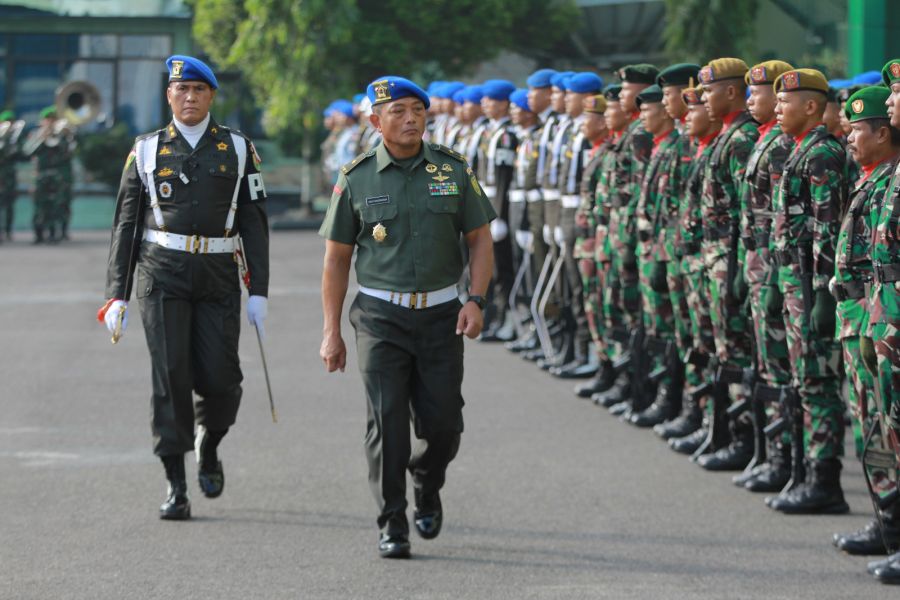 Kasdam II/Swj Pimpin Upacara Gelar Operasi Gaktib & Yustisi Polisi Meliter Tahun 2023