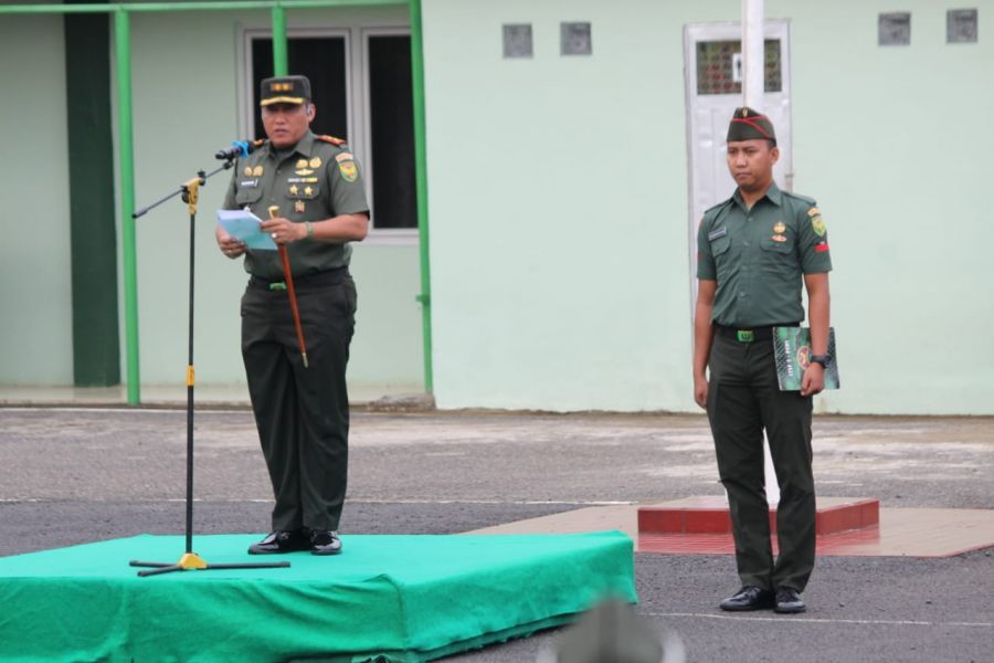 Kegiatan Rutin Bulanan yang Dilanjutkan Dengan Pengarahan Jam Komandan Letkol Inf Nugraha
