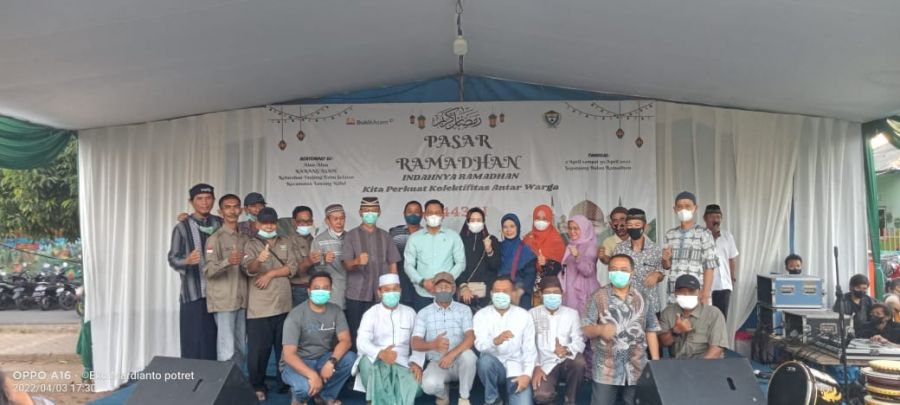 Di Apresiasi Camat, Kelurahan Tanjung Enim Selatan Gelar Pasar Alun-Alun Ramadhan 1443 H